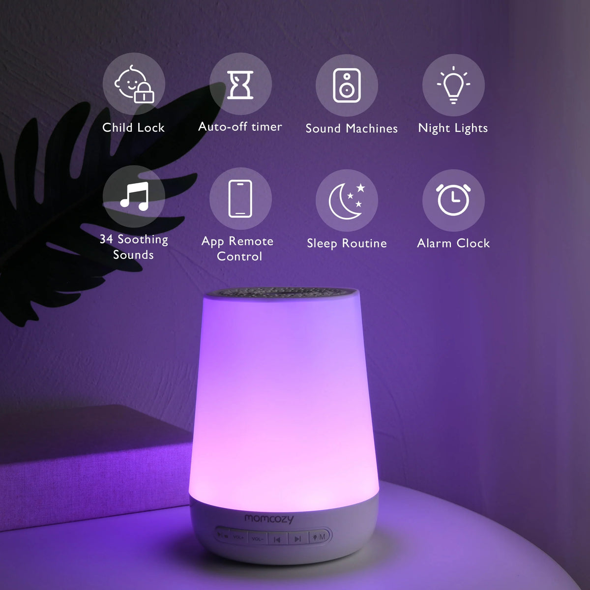 Baby Sound Machine with Night Light B7296