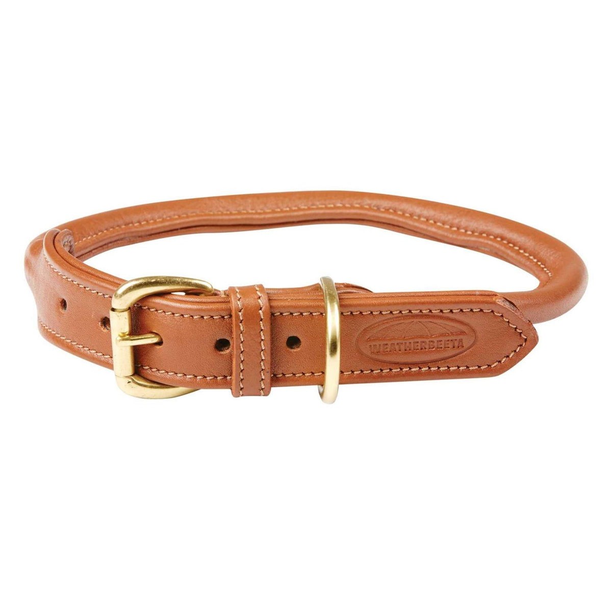 Rolled Leather Dog Collar O48767