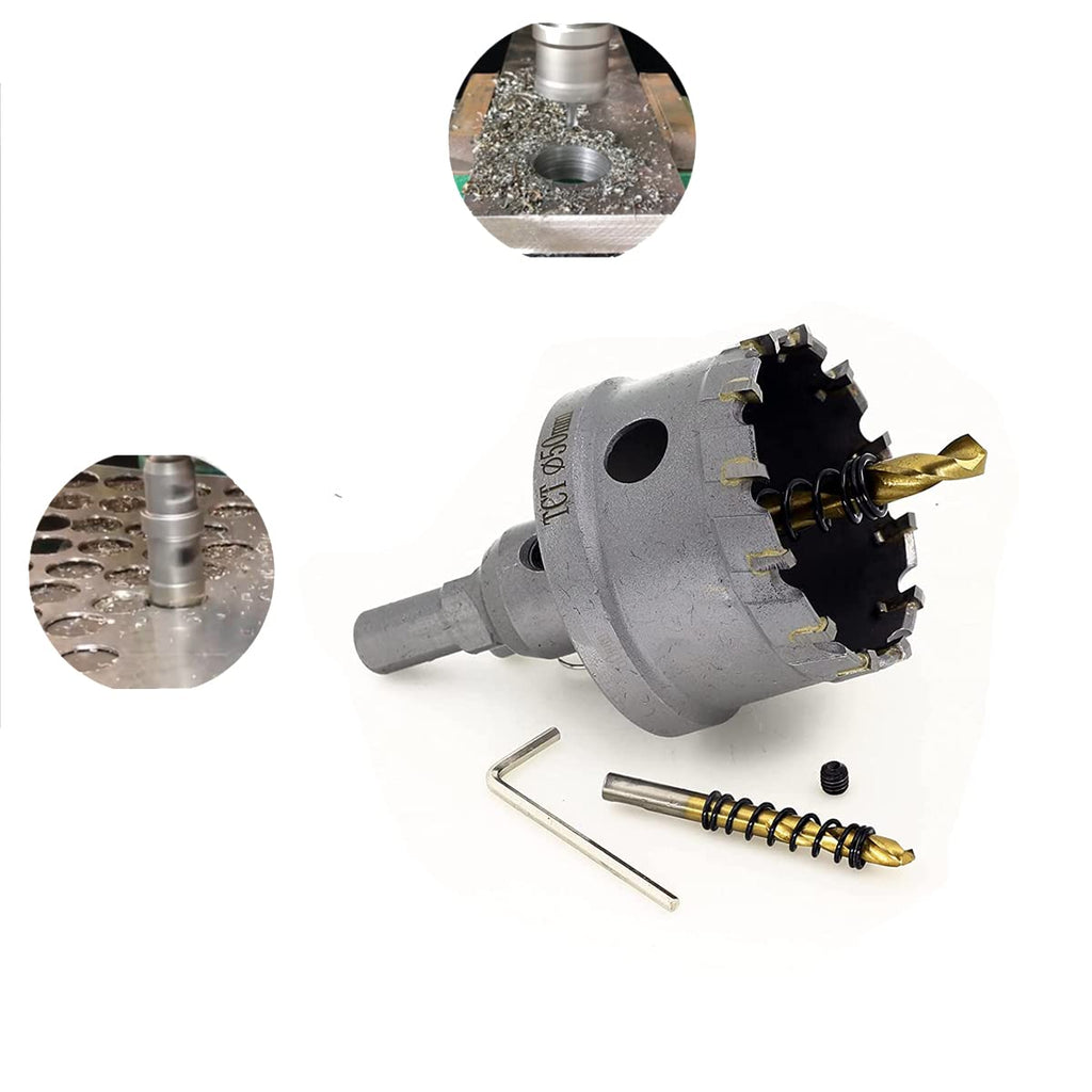 10 Pcs Tungsten Carbide Tipped Hole Saw Kit X3130