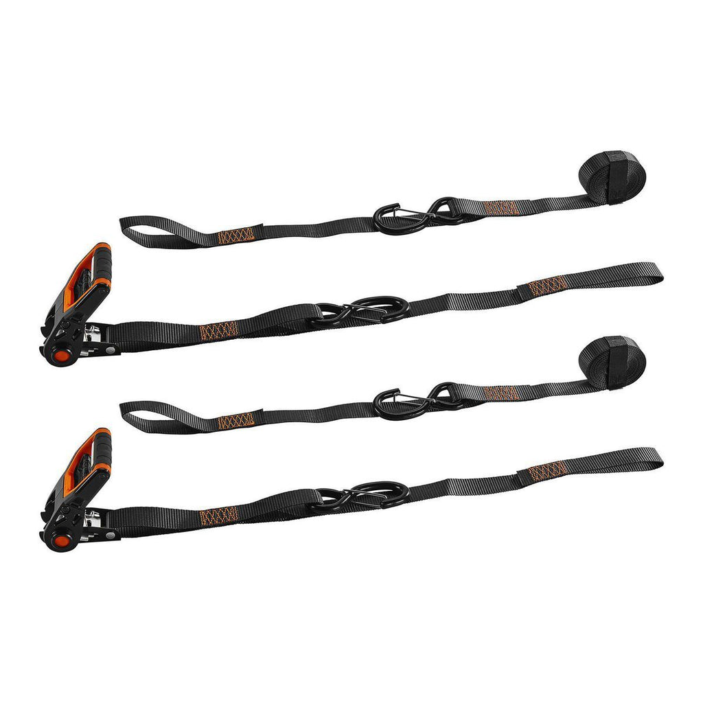 500 lb. Capacity 1 in. x 12 ft. Ratcheting Tie-Downs, 2-Pack W871