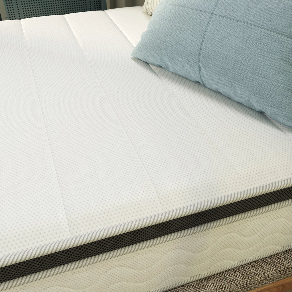 Queen 8” Hybrid Cool Gel Memory Foam and Coils Mattress Y807487