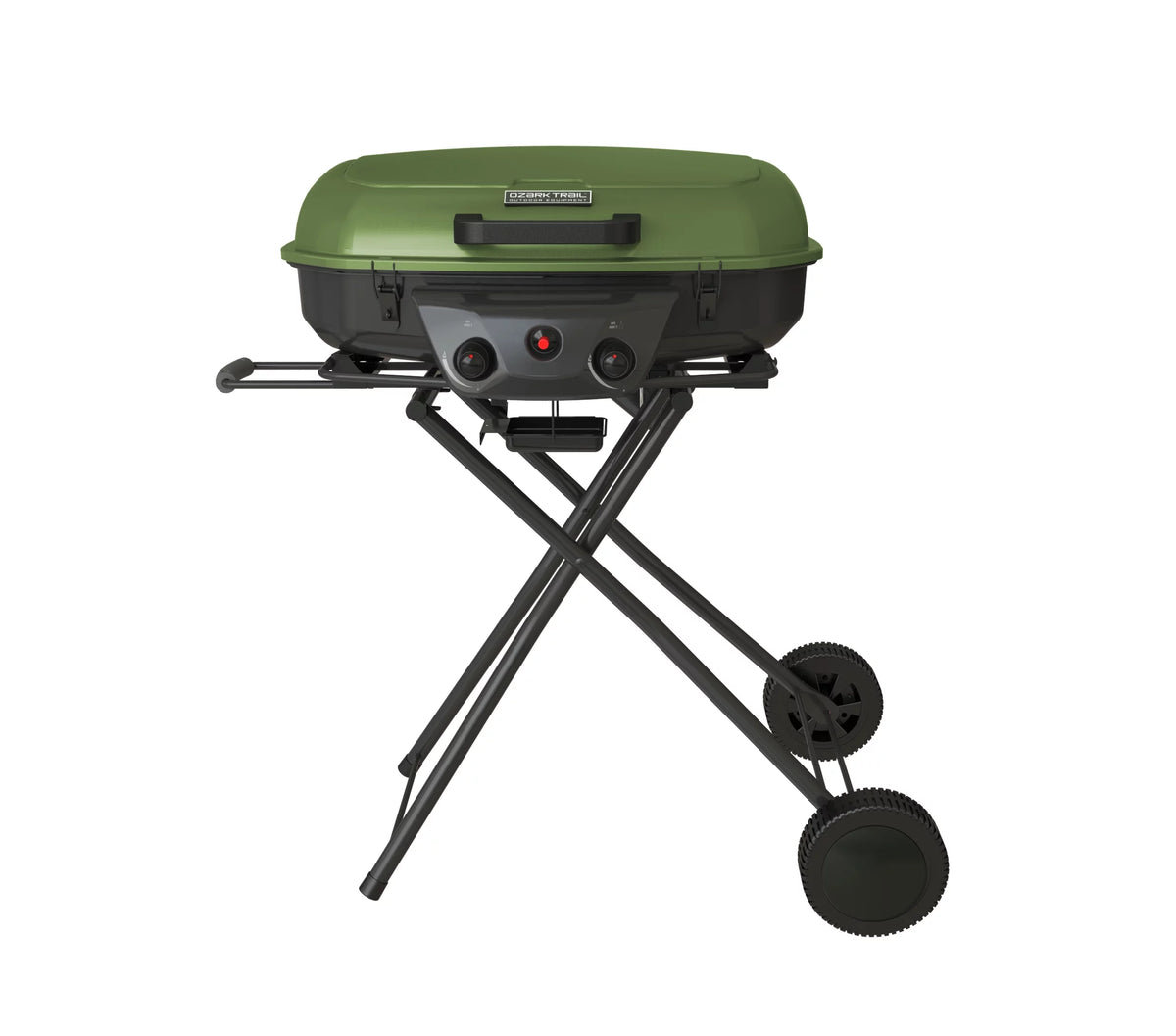 2 Burner Portable Propane Gas Griddle Grill with Folding Cart U779344