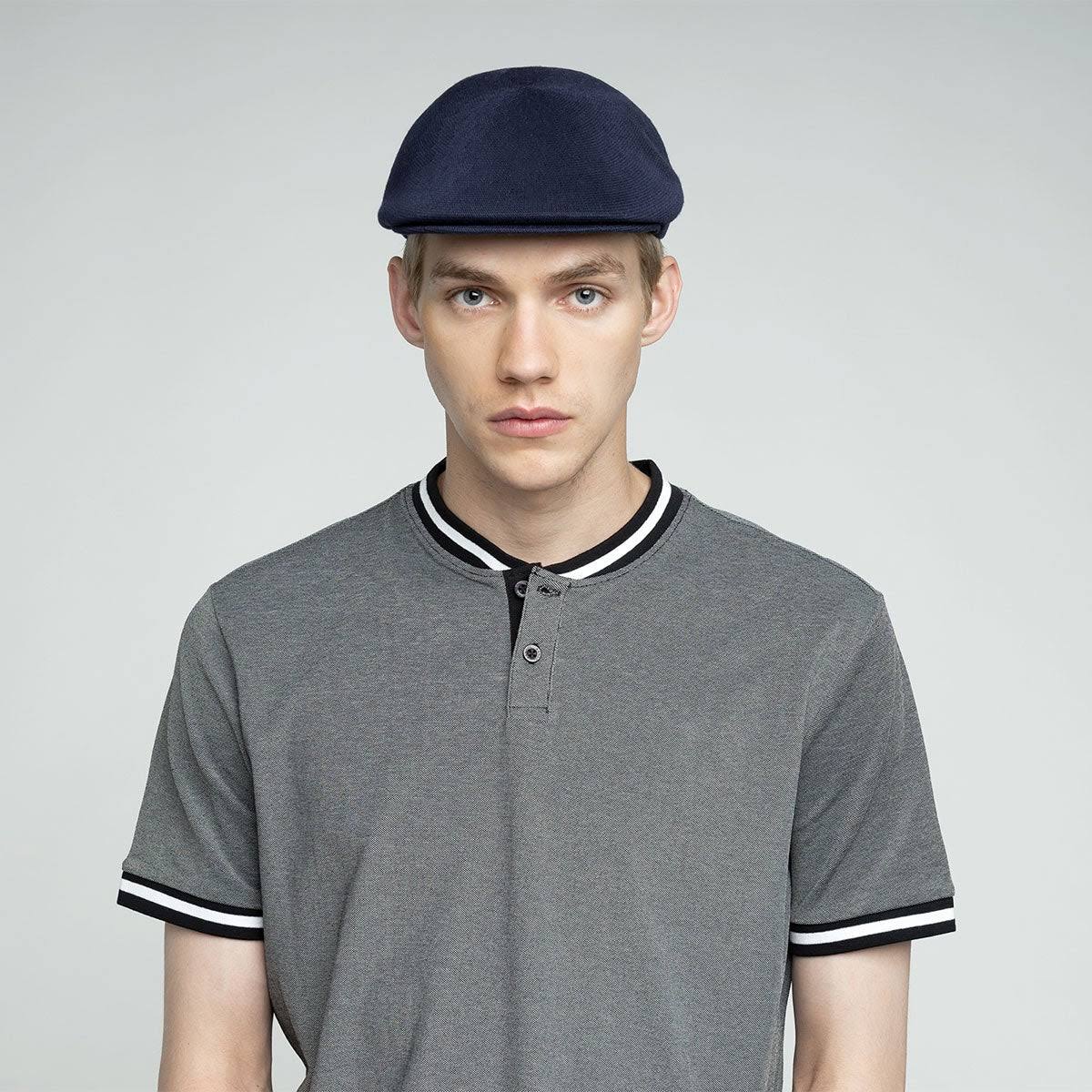 Flat Cap Dark Blue Bamboo H62555