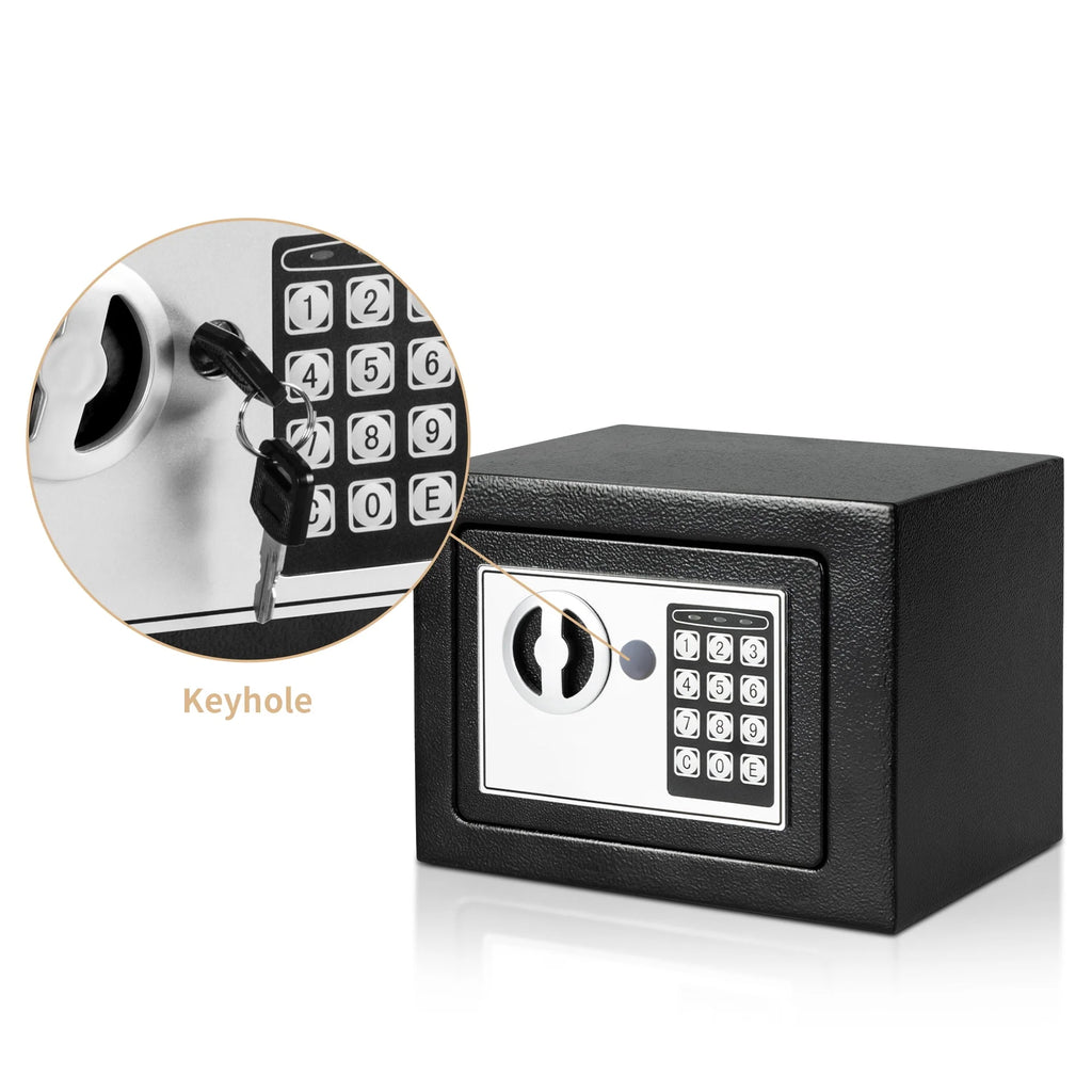 0.2 Cubic Feet Electronic Digital Steel Safe Box R83238