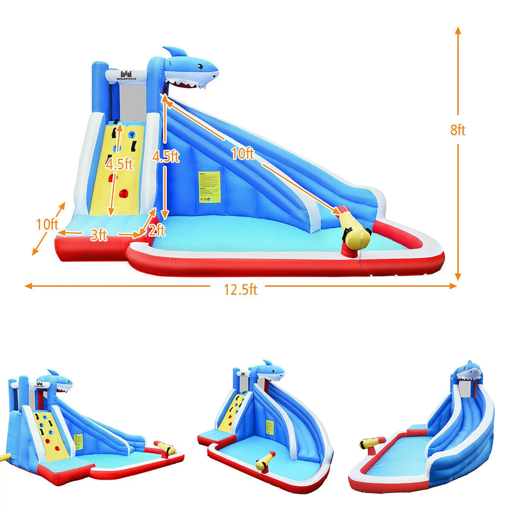 Inflatable Water Slide Bounce House Castle Splash Water Pool J16604