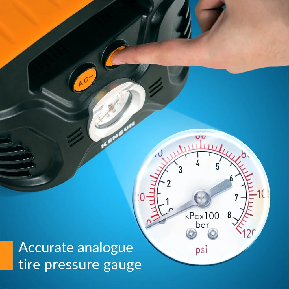 Portable Electric Air Compressor Tire Inflator H929338