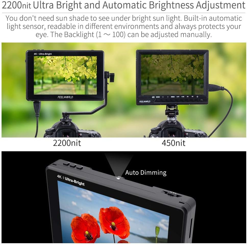 7 Inch Touch Screen Camera Field Monitor G126