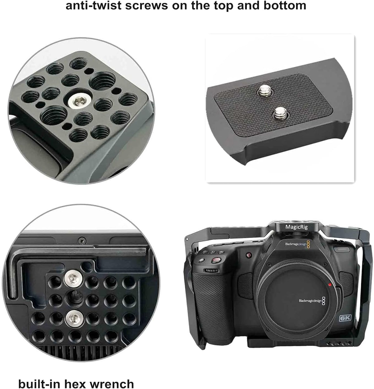 Camera Cage with Top Handle Q328273