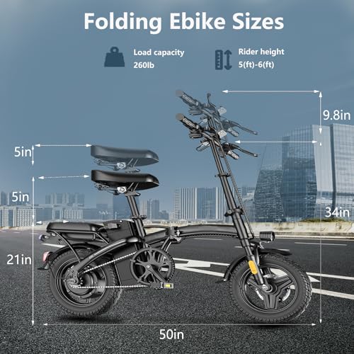 Folding Electric Bike 500W 48V 12AH M770145