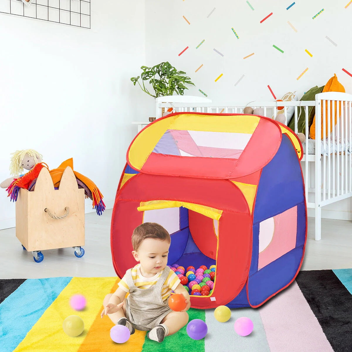 Portable Kid Play House Toy Tent with 100 Balls H121128