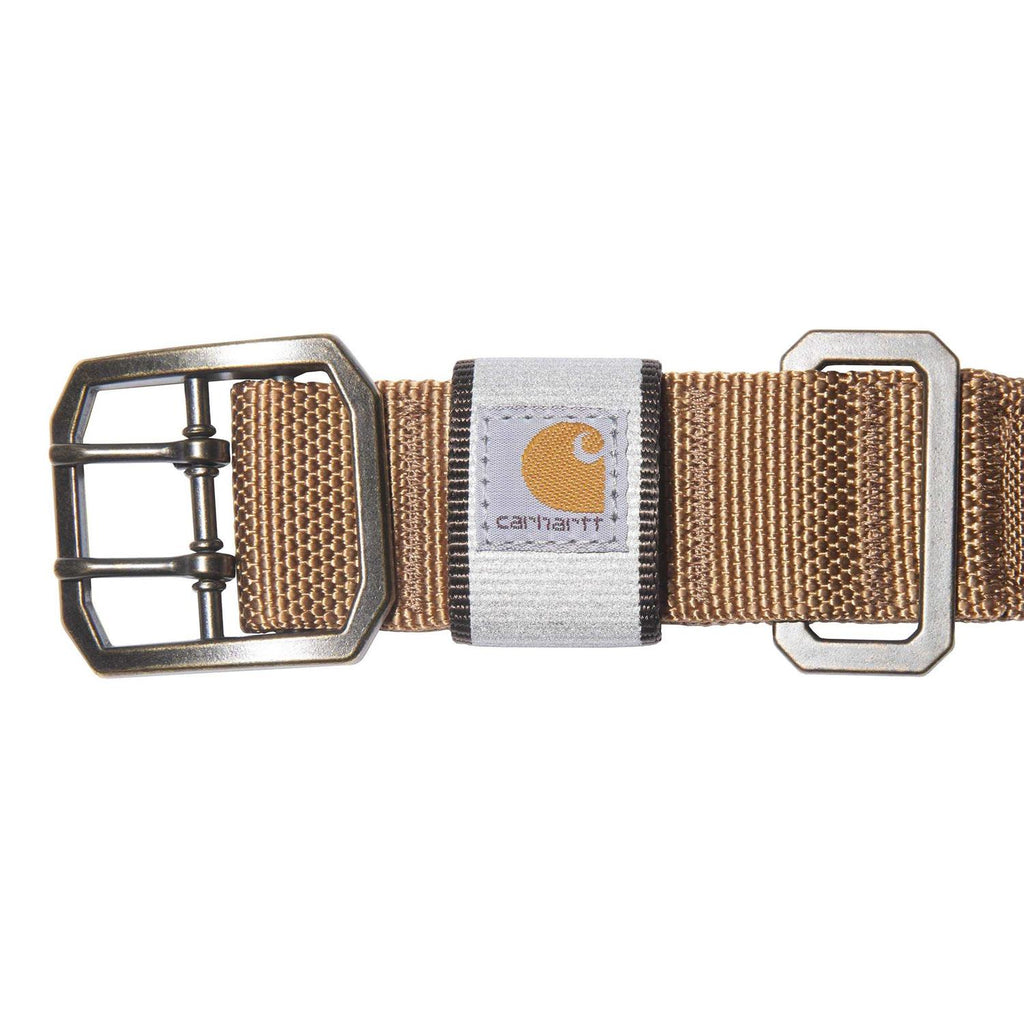 Brown Nylon Wide Dog Collar C8445