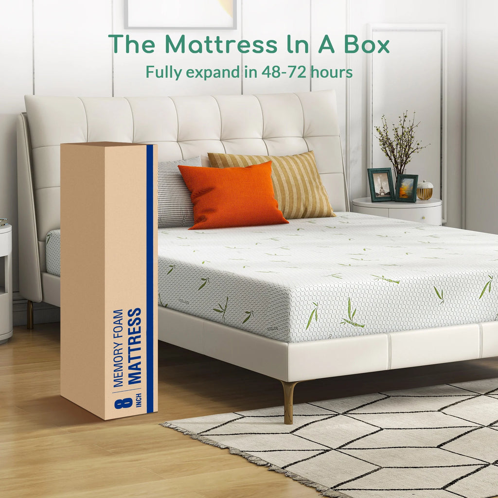 California King 8 inch Memory Foam Mattress H8891