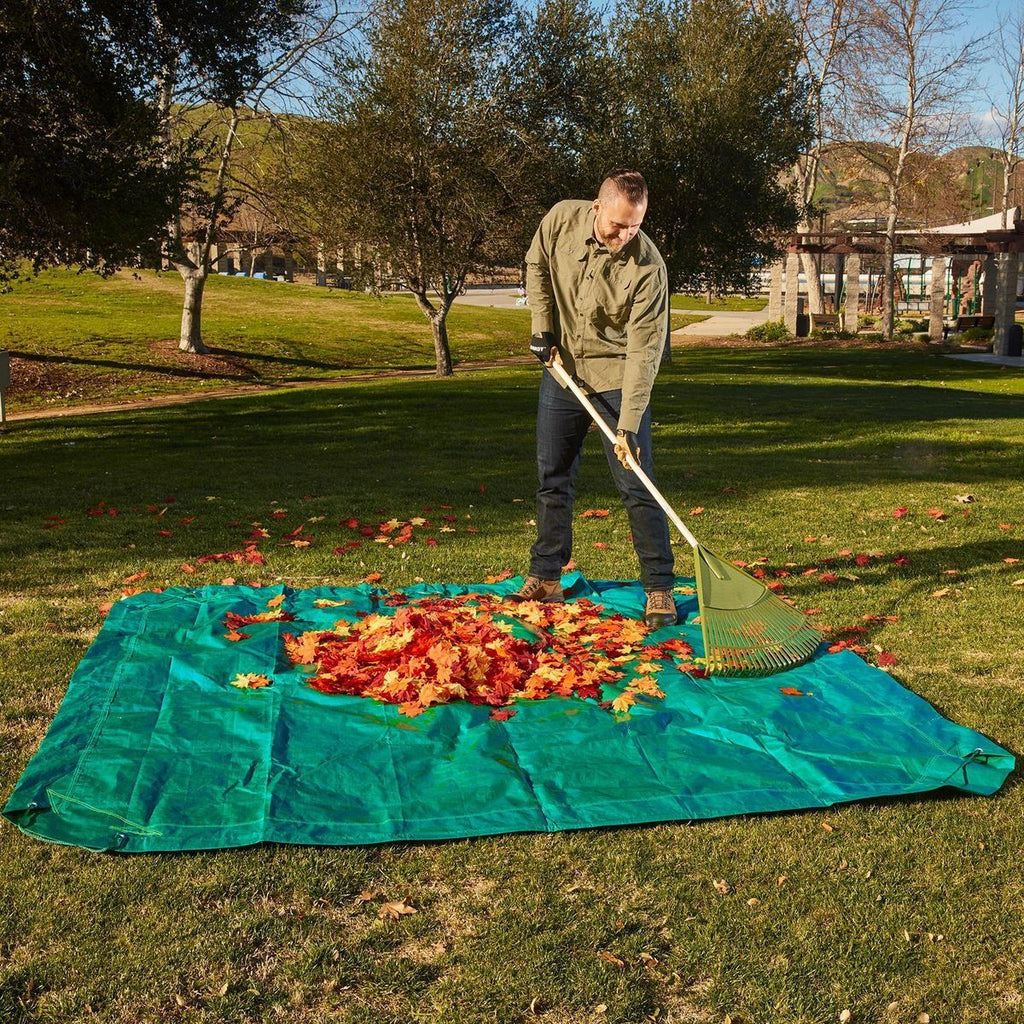 9 ft. x 9 ft. Weather-Resistant Drawstring Tarp F4083