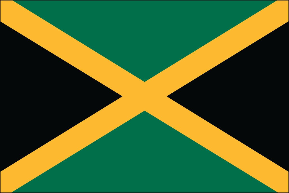 3ft. x 5ft. Jamaica Flag with Side Pole Sleeve A715387