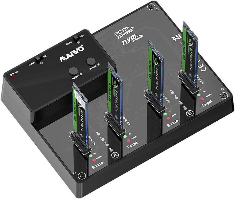 2 Bay M.2 NVMe Clone Docking Station G8763