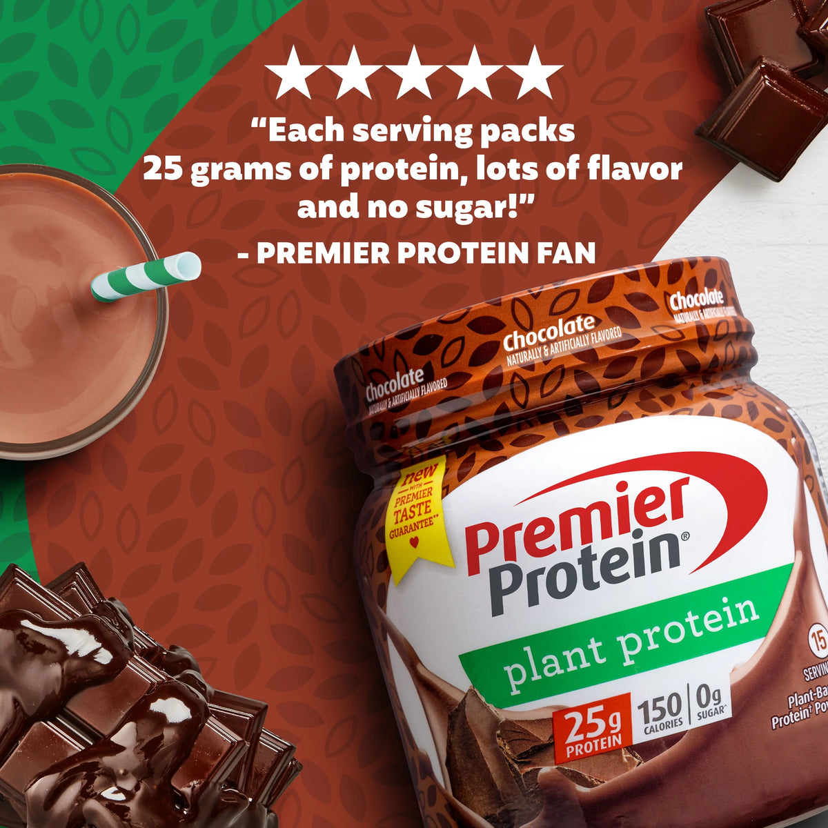 Plant Protein Powder Vanilla 25g 15 Servings C4158