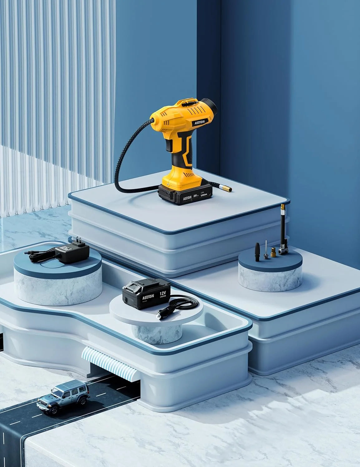 Cordless Car Air Pump 160 PSI C886