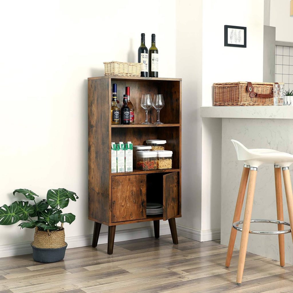 2-Tier Bookcase with Doors T659