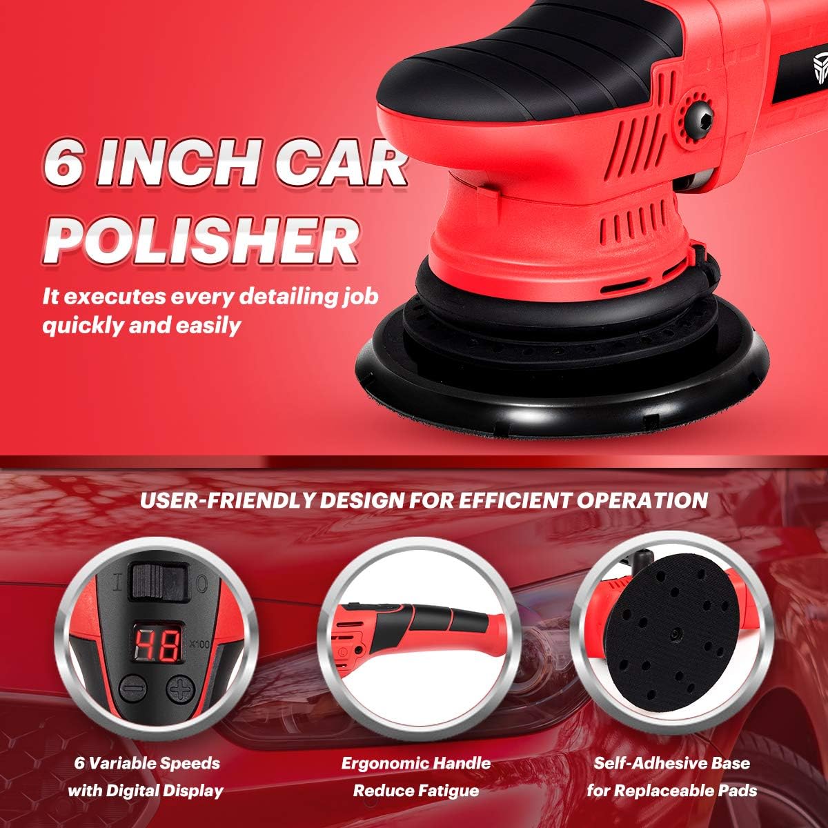 6'' Dual Action Random Orbital Polisher S63265