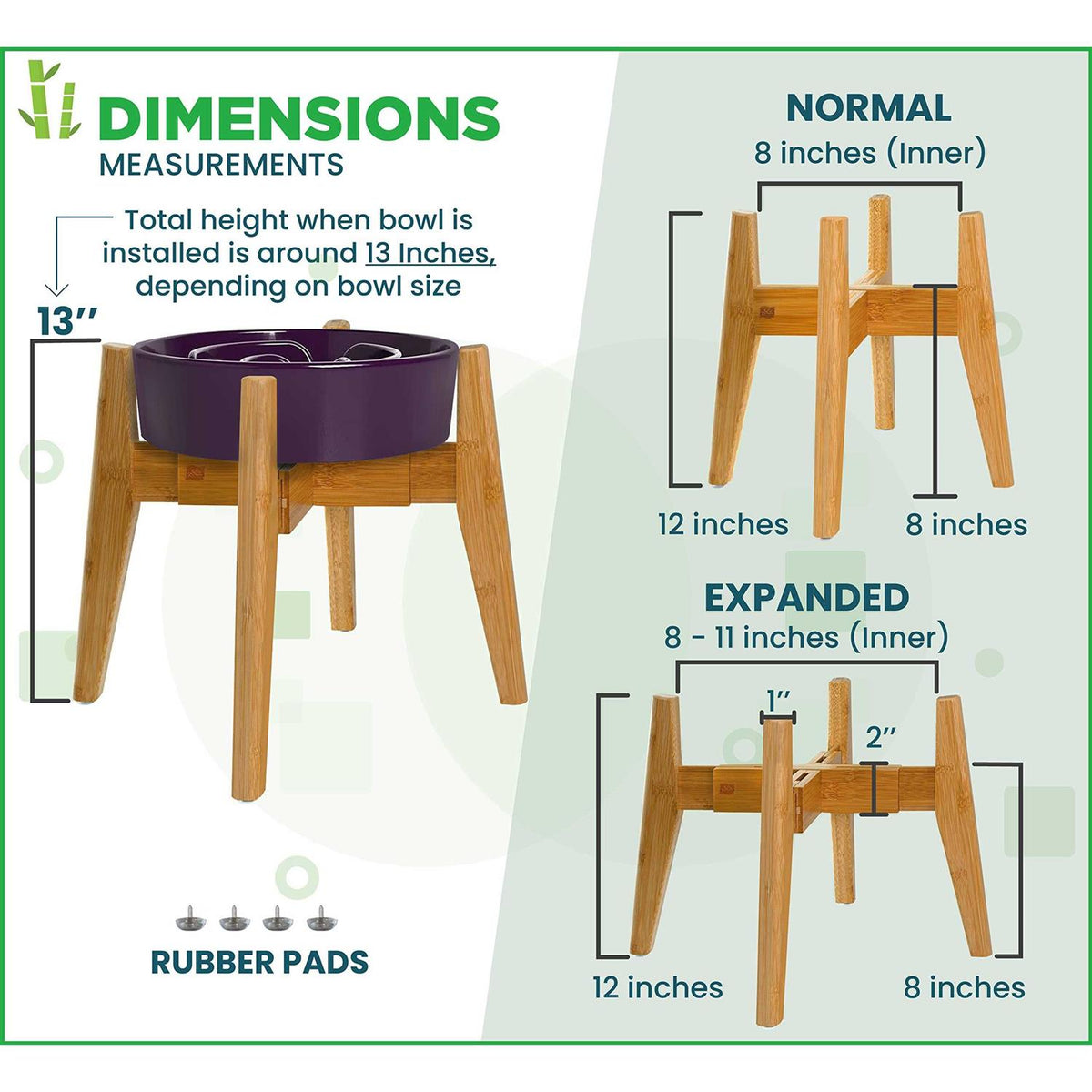 Adjustable Dog Bowl Stand L1508