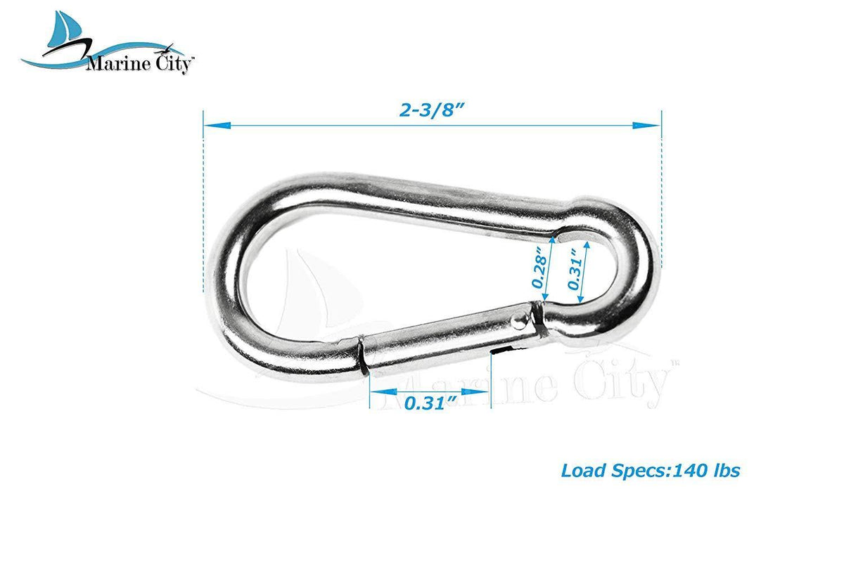 316 Stainless-Steel Carabiners Snap Hook N6045