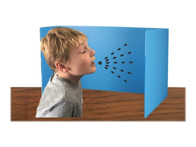 Blue Privacy Carrel Pack of 12 G302