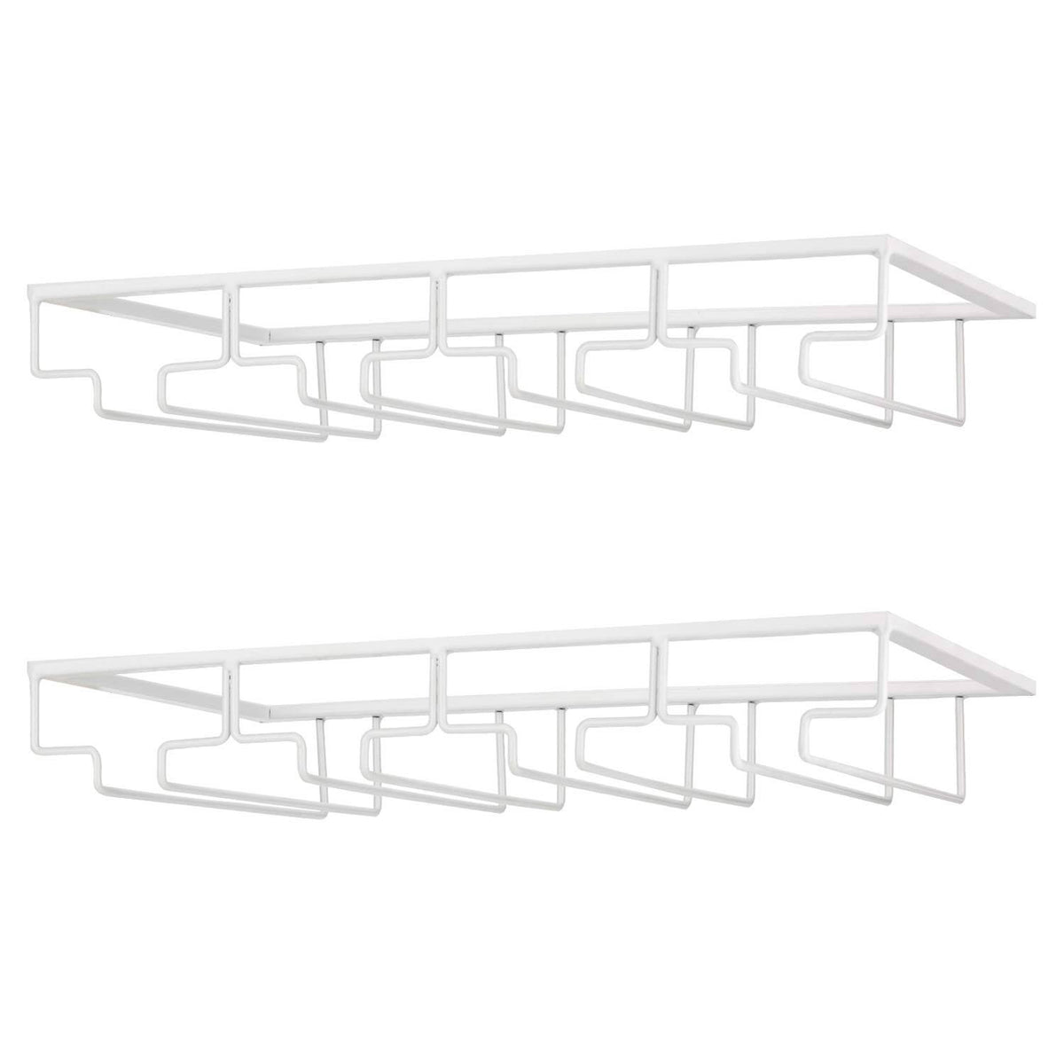 Wine Glass Rack 2 Pack Metal Organizer L8392