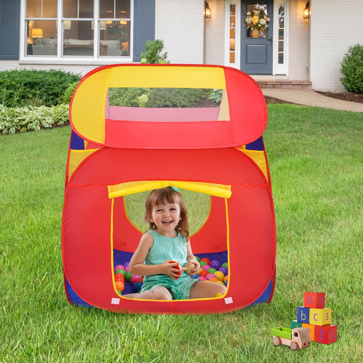 Portable Kid Play House Toy Tent with 100 Balls H121128