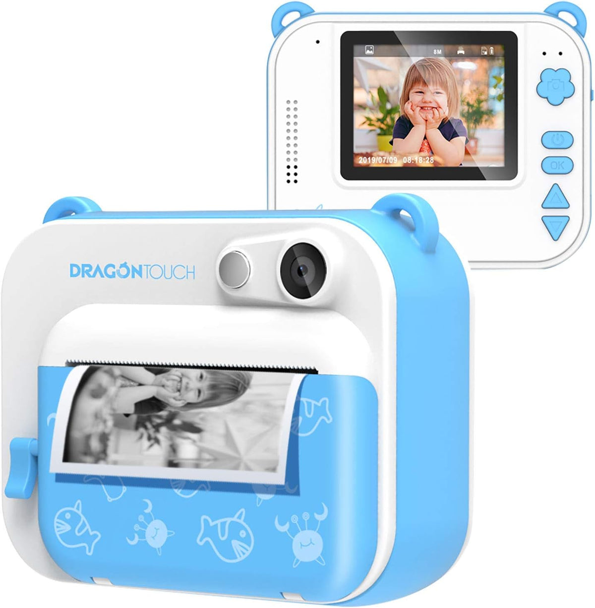Pink Instant Print Camera for Kids D570