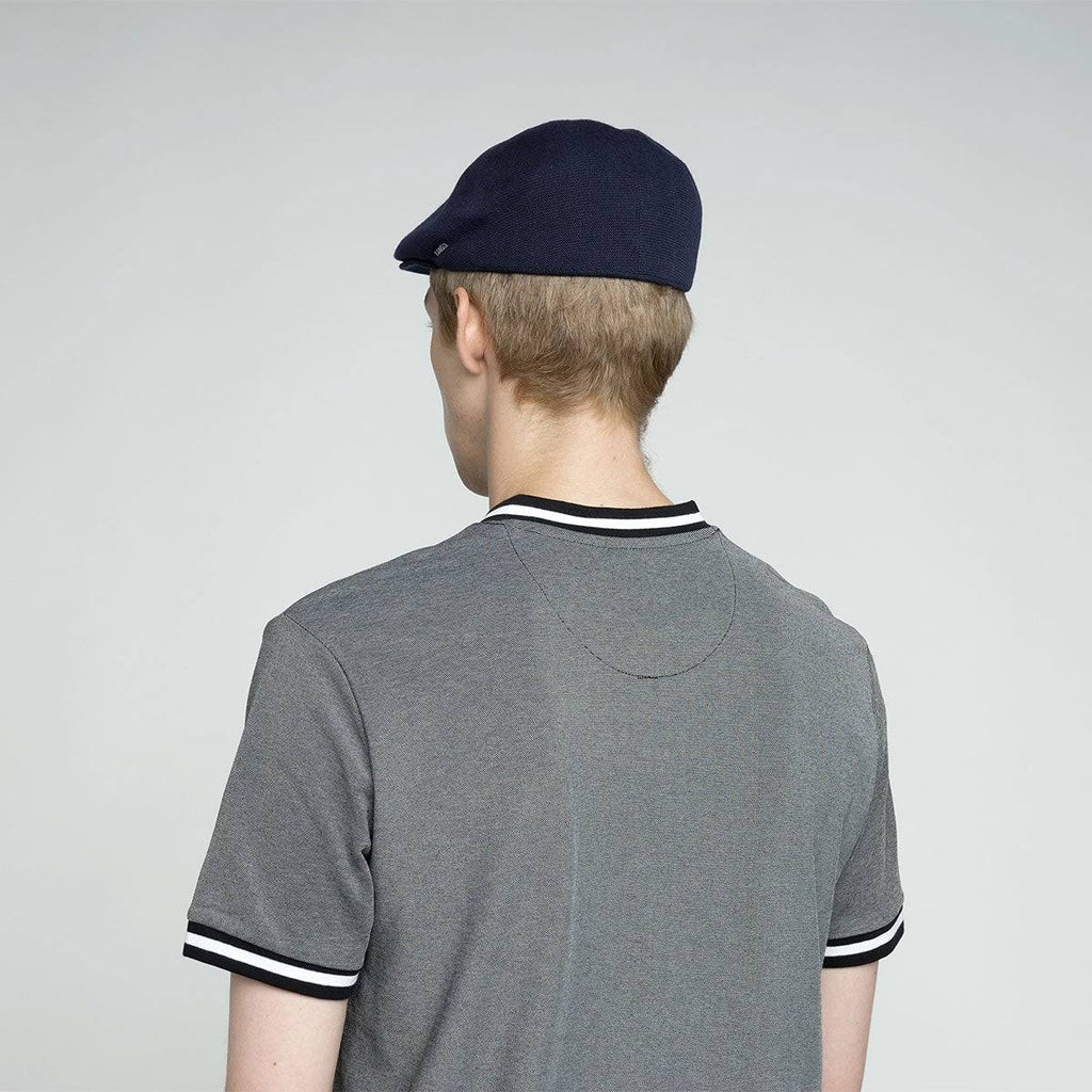 Flat Cap Dark Blue Bamboo H62555