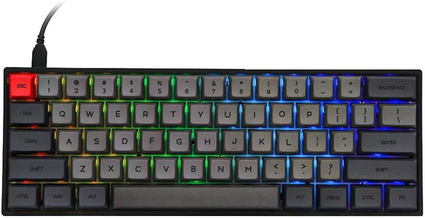 61 Keys Hot Swappable Mechanical Keyboard F613