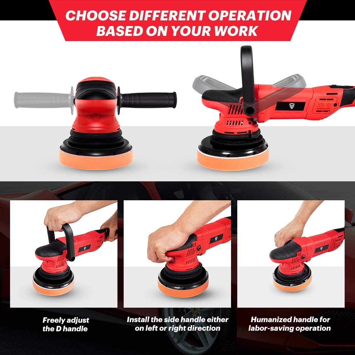 6'' Dual Action Random Orbital Polisher S63265