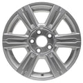 17 inch 5 Lug Silver Aluminum Wheel Rim B344110