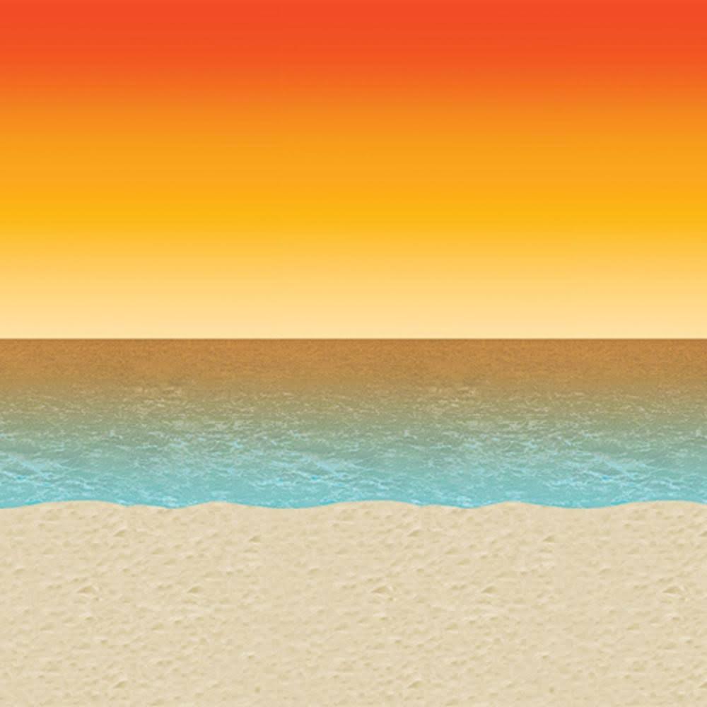 Luau Sunset Backdrop P58160