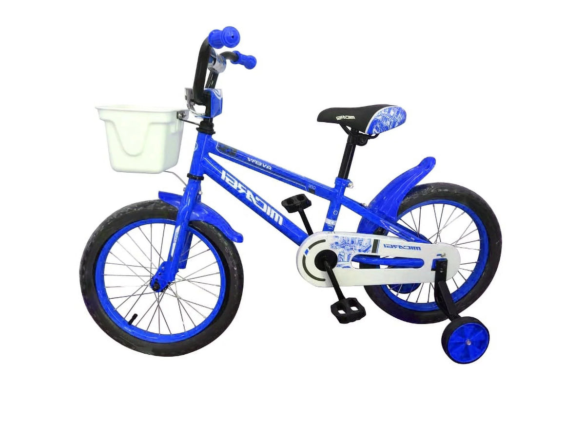 16 BMX Steel Frame Coaster Brake Bicycle with Baskets & Fenders Q22798