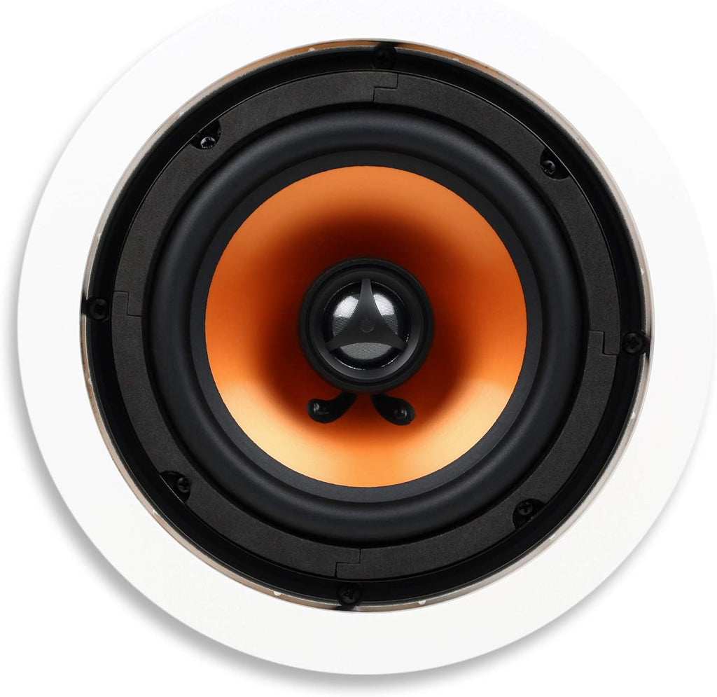 White 6.5 Inch 2-Way in Ceiling in Wall Speaker B999