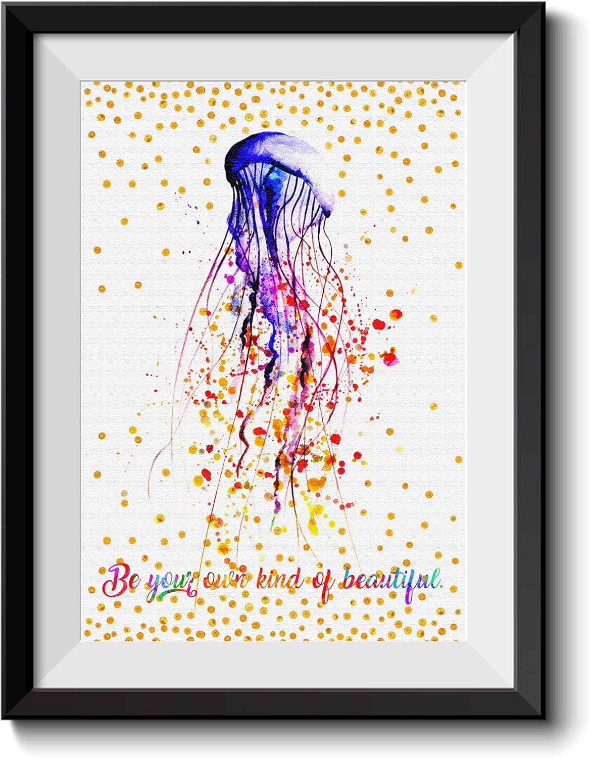 Pink Sea Animals Canvas Wall Art Z823770