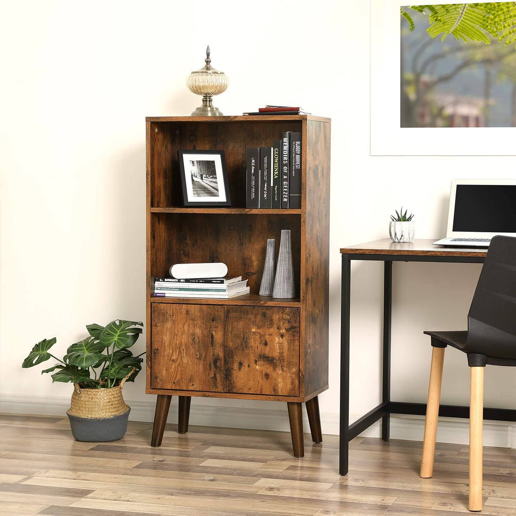 2-Tier Bookcase with Doors T659
