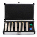 7 Pieces 1/2 Shank Indexable Lathe Turning Tool Holder Set C3090