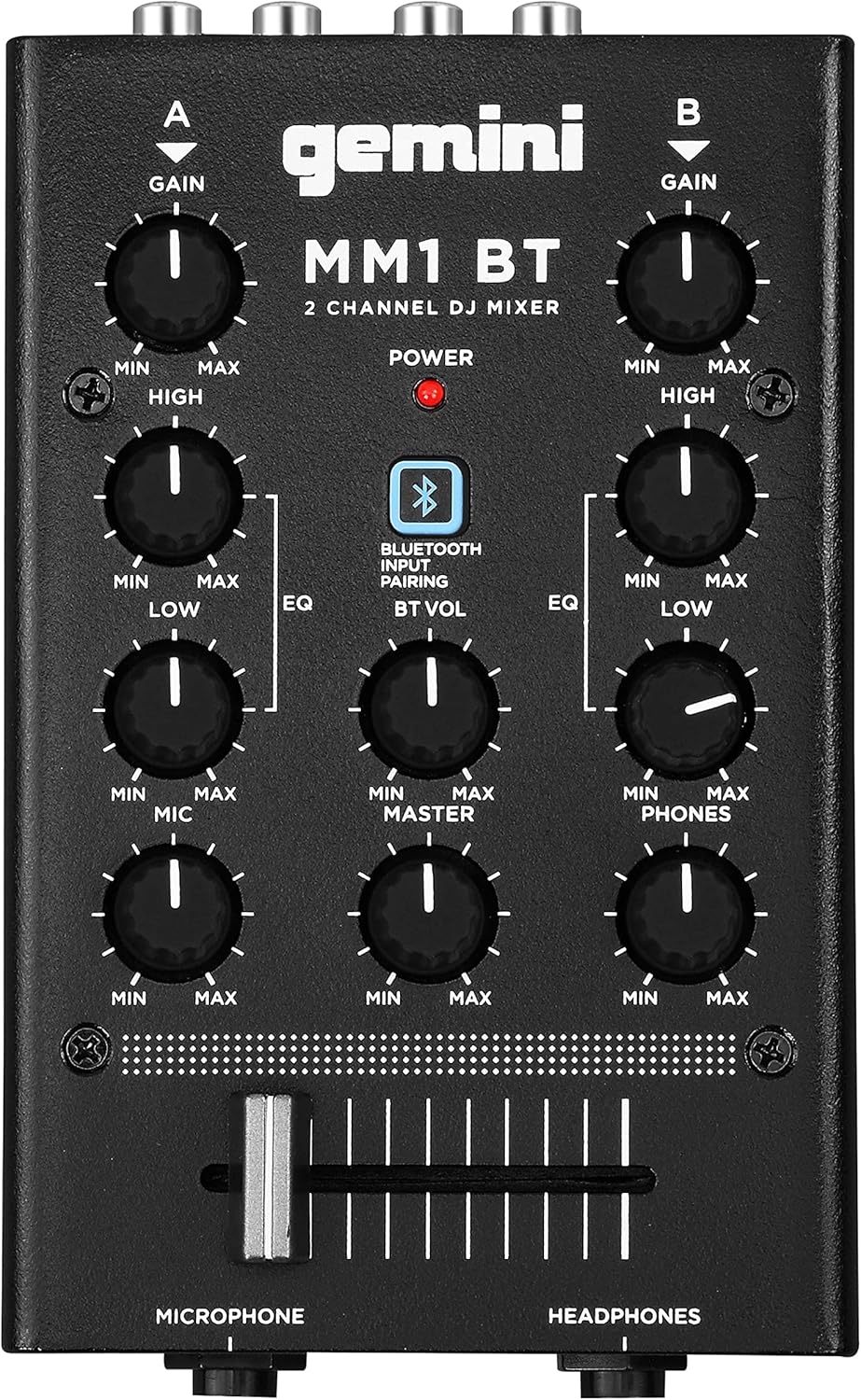 2-Channel DJ Podcast Mixer with Cross-Fader C5133