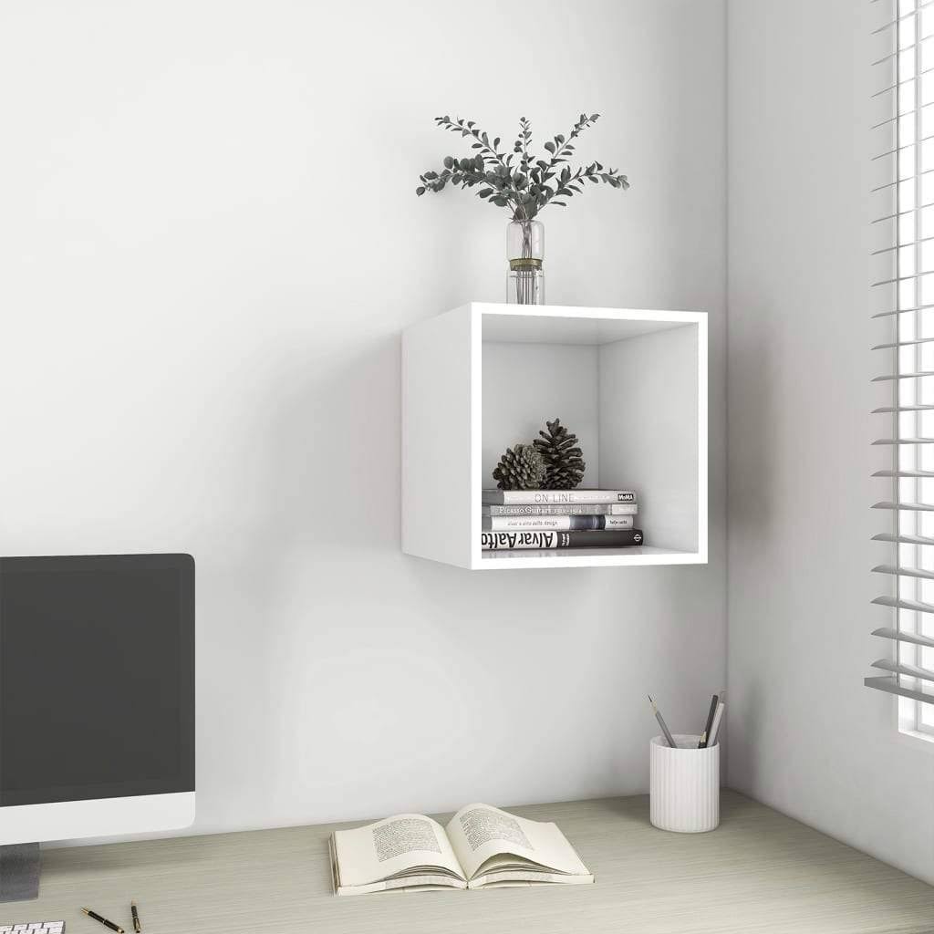 White and Sonoma Oak Wall Cabinet C4771
