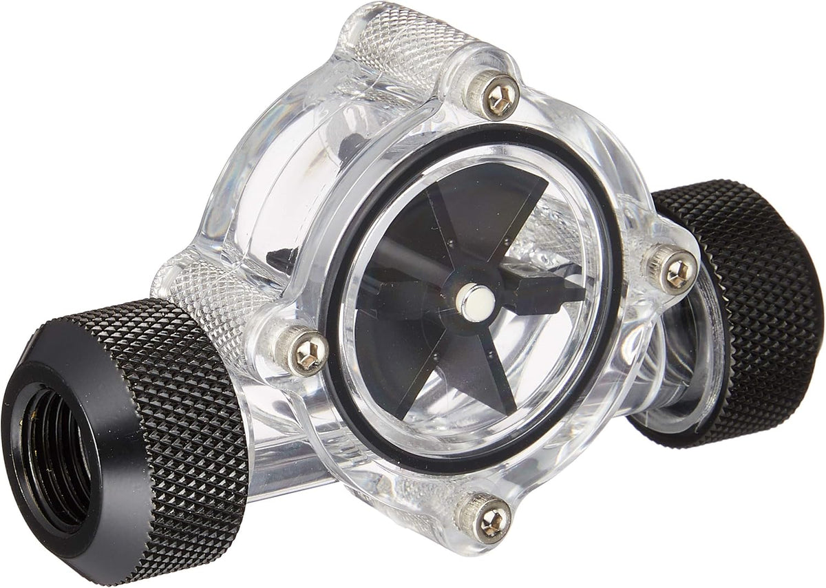 G1/4 Flow Indicator Clear Main Body Black Blade White L910599