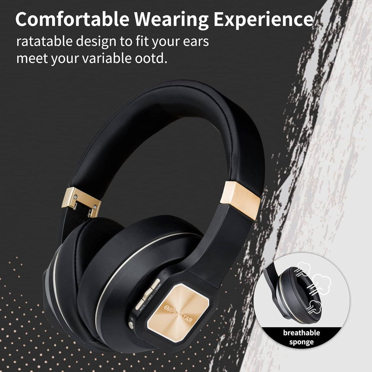 Noise Cancelling Over The Ear Wireless Bluetooth Headphones X624