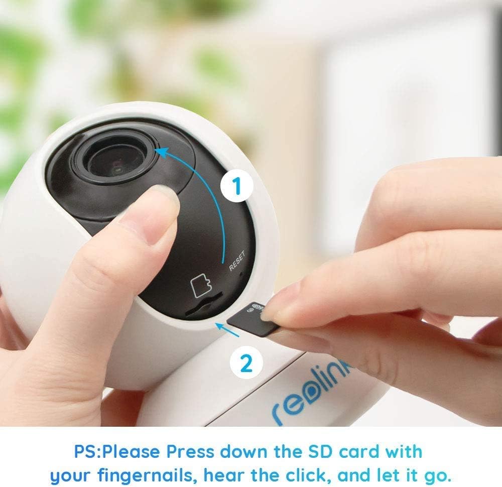 3MP HD Plug-in Indoor WiFi Security Camera, Pan Tilt, Night Vision, Pack of 2 N464875