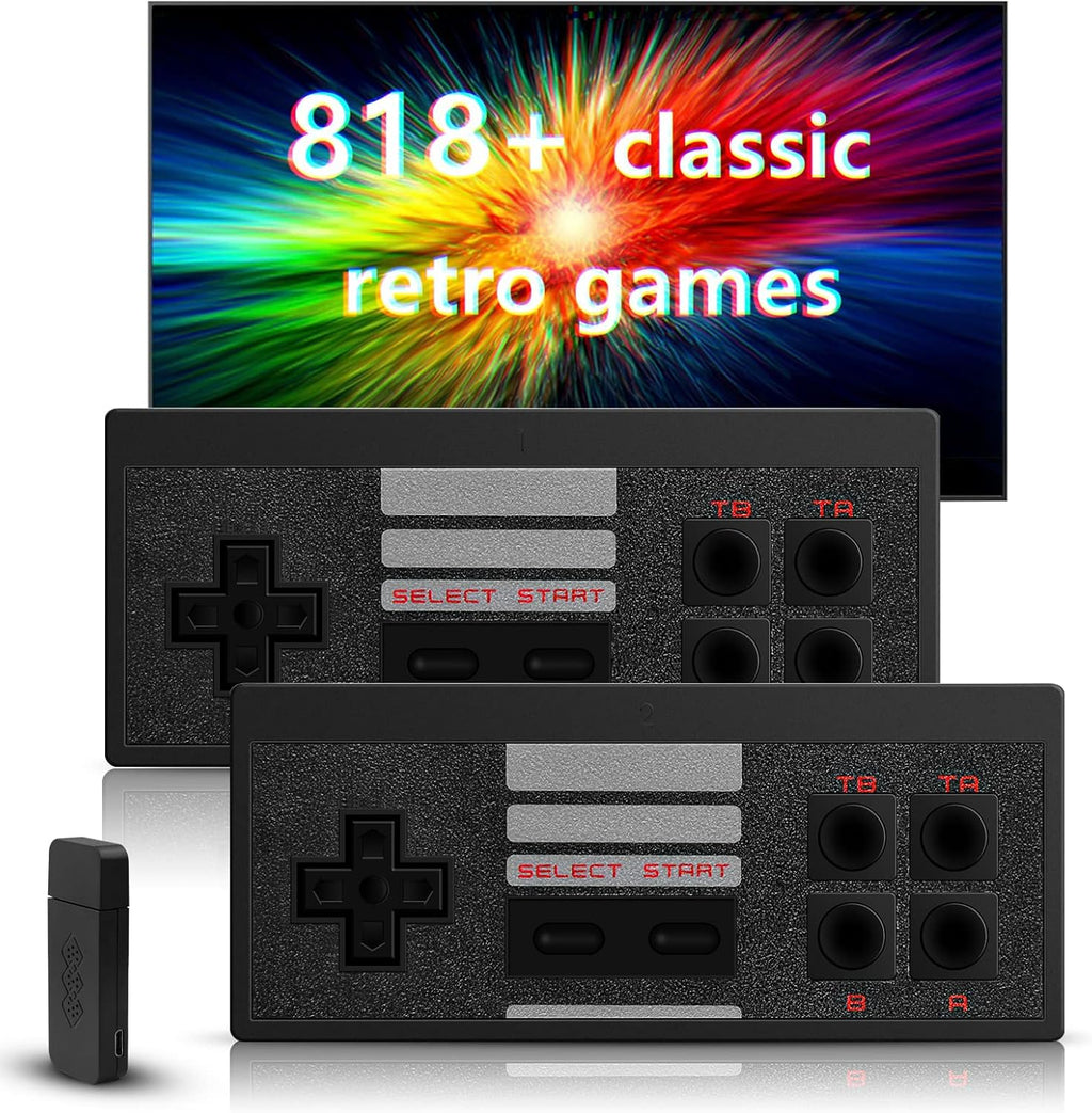 Retro Video Game Console with 818 Classic HD Video Games U442