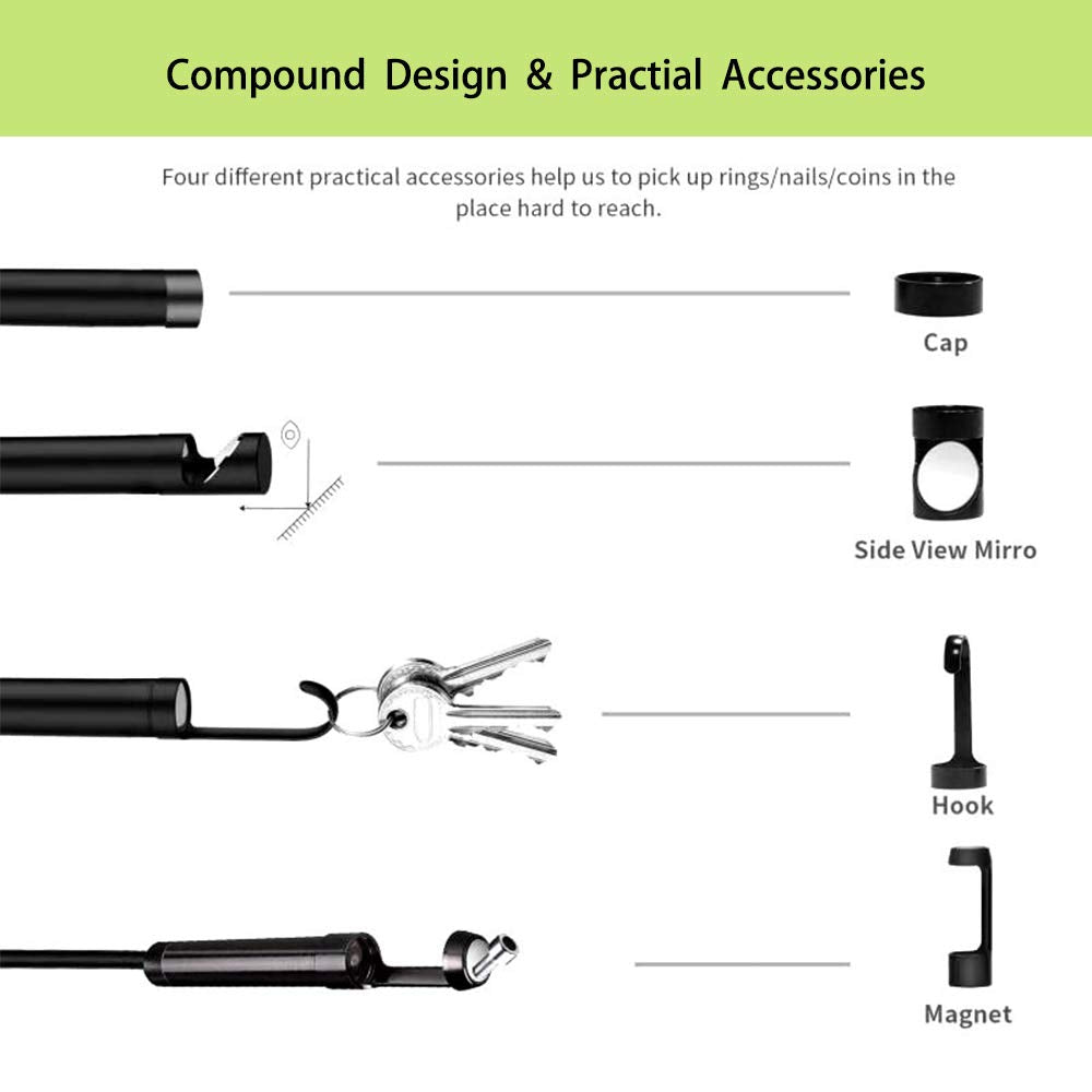 1080P HD Endoscope Camera with 4.3 Inch LCD Screen Z16291
