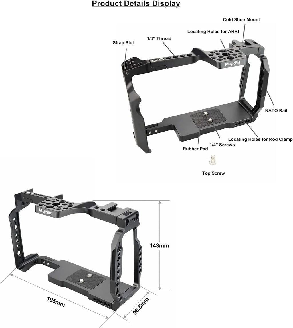 Camera Cage with Top Handle Q328273