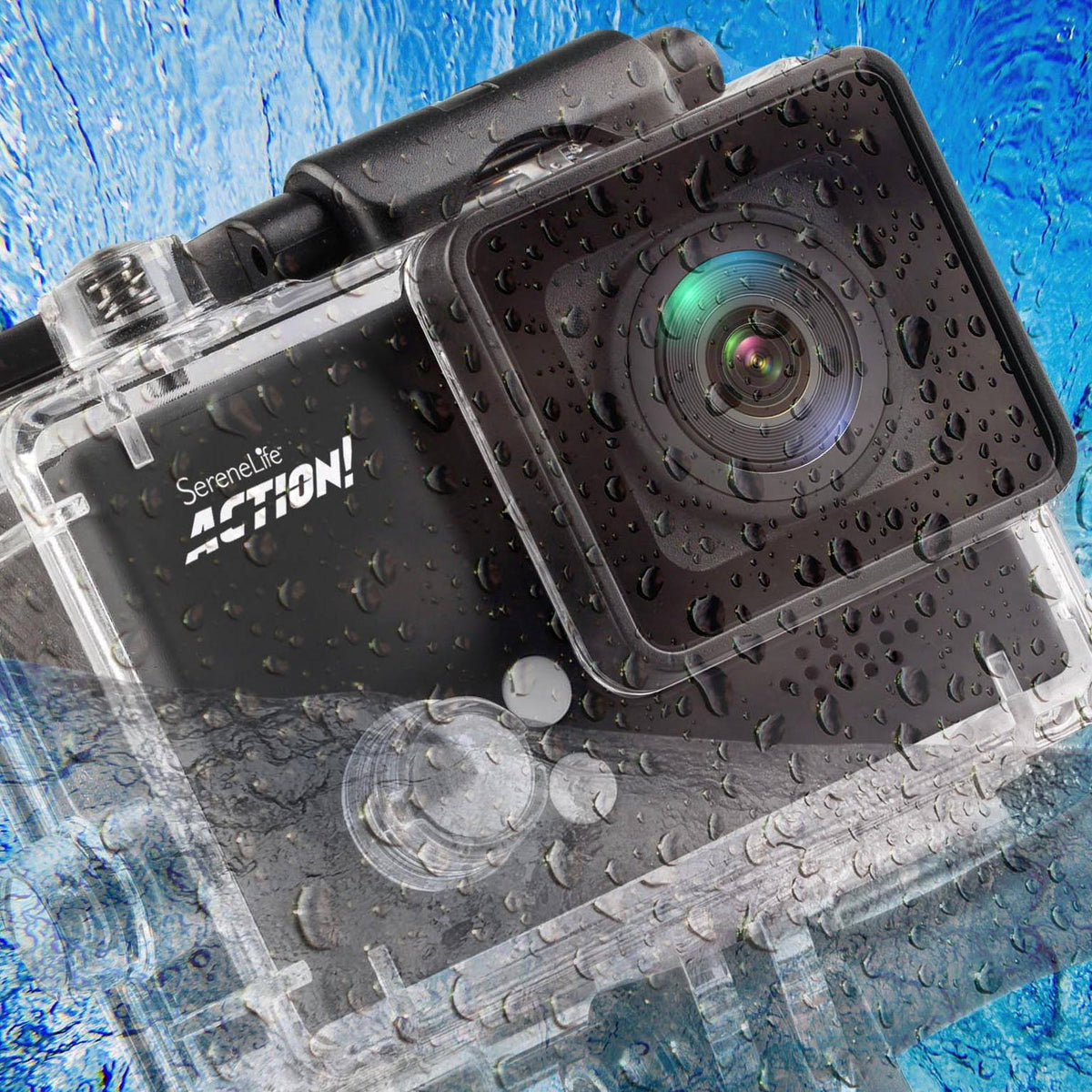 8.0 MP Ultra HD 4K Black Action Camera I757071