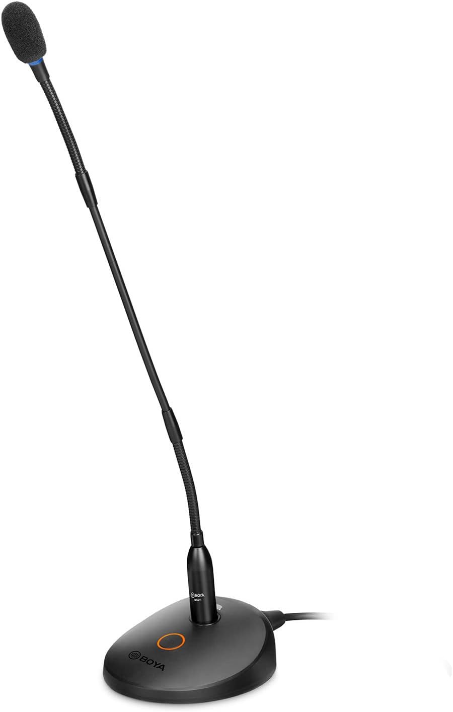 Desktop Gooseneck Condenser Microphone with Base LED Indicator W4348