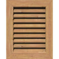 Unfinished Functional Vertical Gable Vent P8084